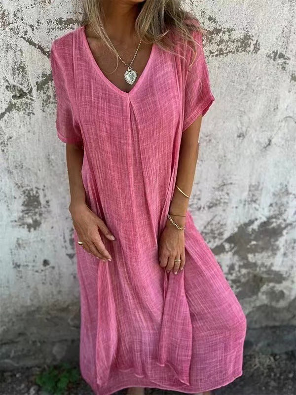 Naia™ | Elegantti V-pääntiemekko